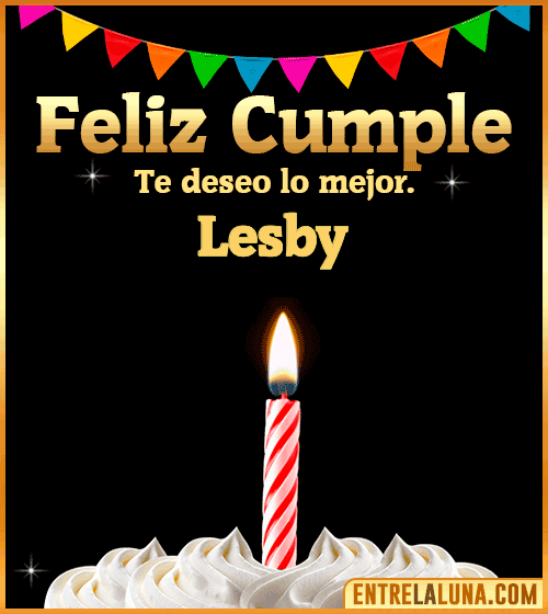 Gif Feliz Cumple Lesby