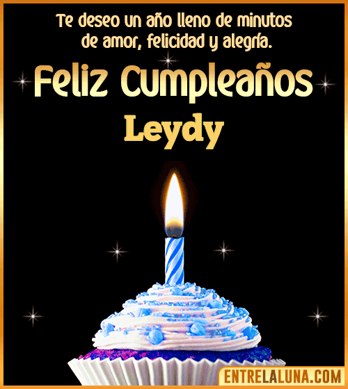 Te deseo Feliz Cumpleaños Leydy