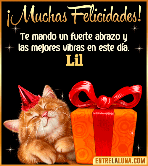 Muchas felicidades en tu Cumpleaños Lil
