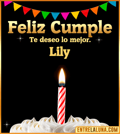 Gif Feliz Cumple Lily