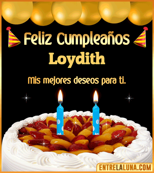 Gif de pastel de Cumpleaños Loydith