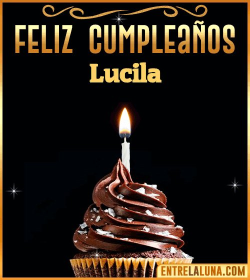 Gif Animado de Feliz Cumpleaños Lucila