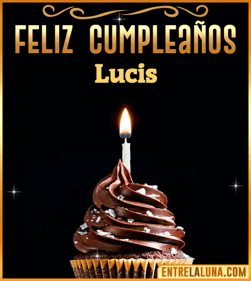 Gif Animado de Feliz Cumpleaños Lucis