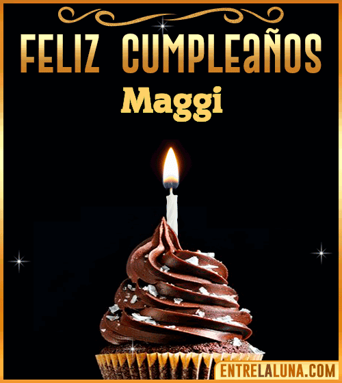 Gif Animado de Feliz Cumpleaños Maggi