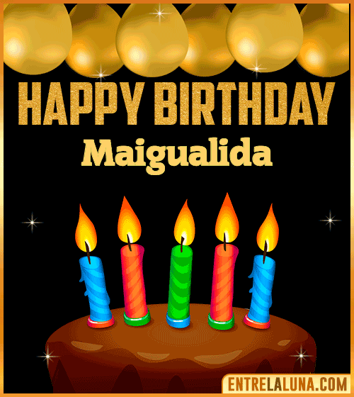 Happy Birthday gif Maigualida