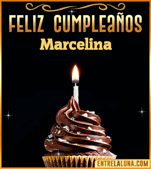 Gif Animado de Feliz Cumpleaños Marcelina