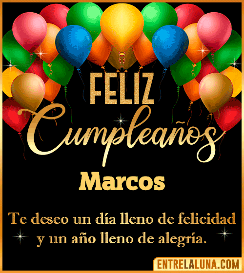 Mensajes de cumpleaños Marcos