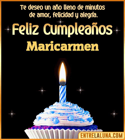 Te deseo Feliz Cumpleaños Maricarmen