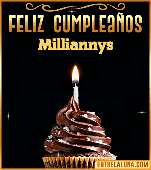 Gif Animado de Feliz Cumpleaños Milliannys