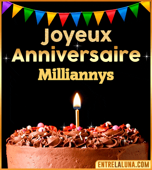 GIF Joyeux Anniversaire Milliannys