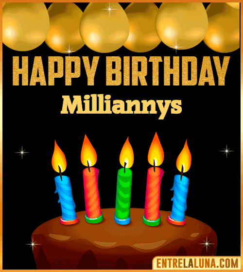 Happy Birthday gif Milliannys