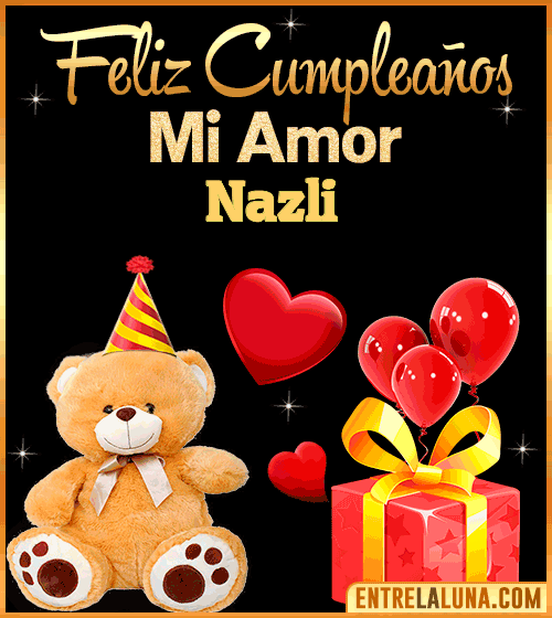 Gif Feliz Cumpleaños mi Amor Nazli