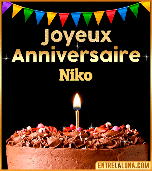GIF Joyeux Anniversaire Niko