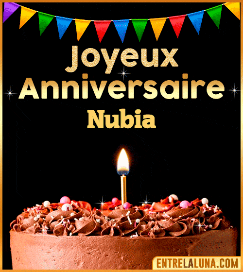 GIF Joyeux Anniversaire Nubia