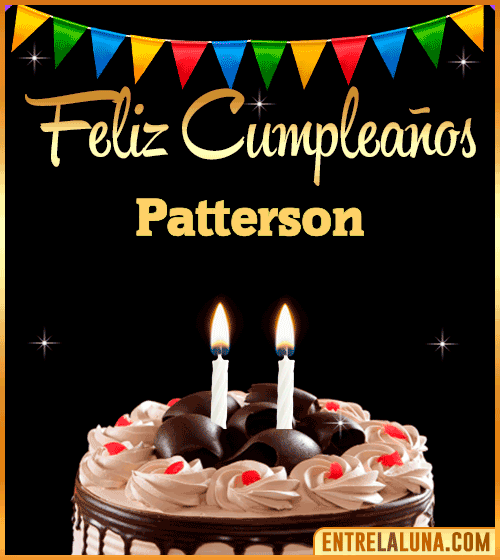 Feliz Cumpleaños Patterson