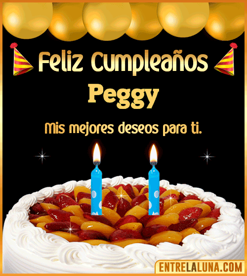 Gif de pastel de Cumpleaños Peggy