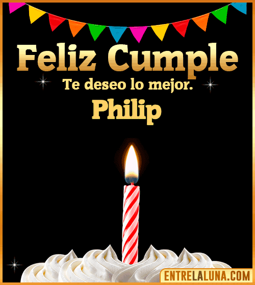 Gif Feliz Cumple Philip