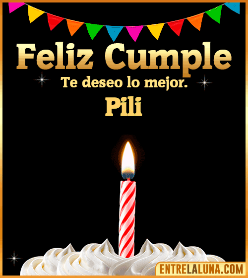 Gif Feliz Cumple Pili