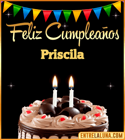 Feliz Cumpleaños Priscila