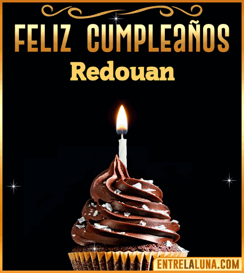 Gif Animado de Feliz Cumpleaños Redouan