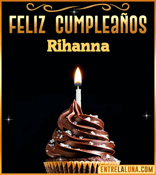 Gif Animado de Feliz Cumpleaños Rihanna