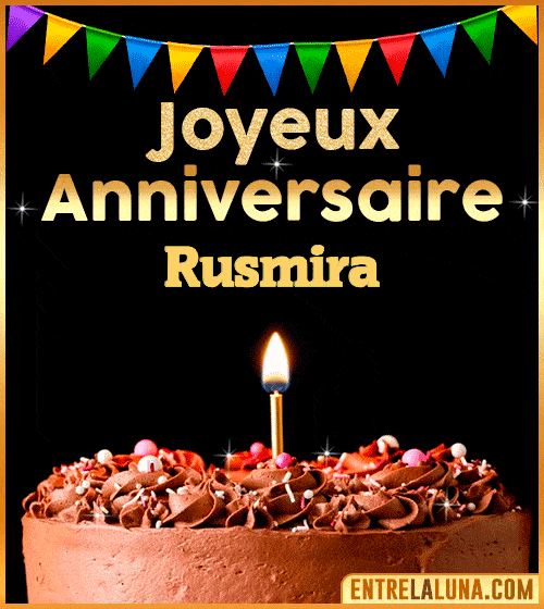 GIF Joyeux Anniversaire Rusmira
