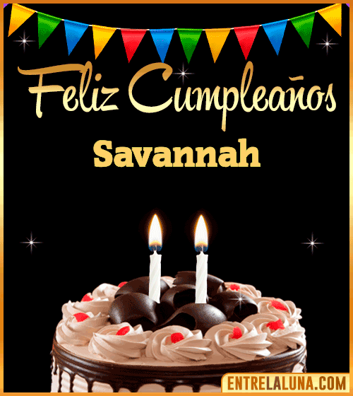 Feliz Cumpleaños Savannah