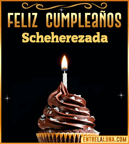 Gif Animado de Feliz Cumpleaños Scheherezada