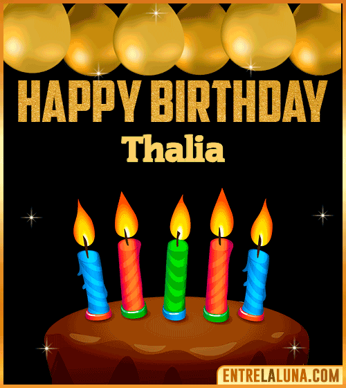 Happy Birthday gif Thalia