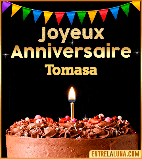GIF Joyeux Anniversaire Tomasa