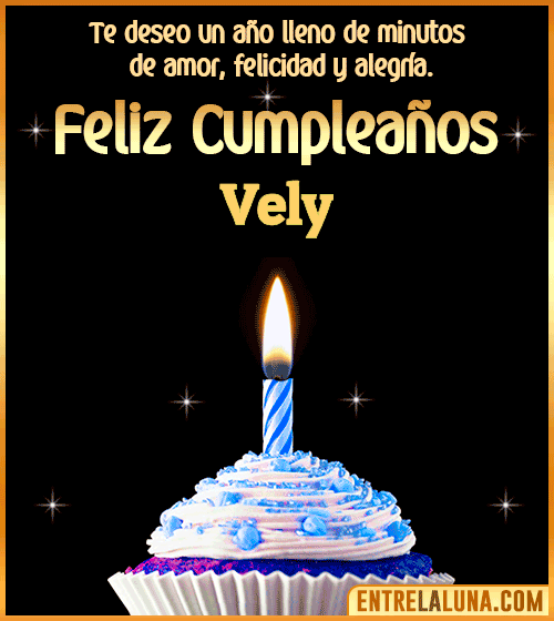 Te deseo Feliz Cumpleaños Vely