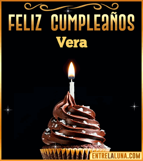 Gif Animado de Feliz Cumpleaños Vera