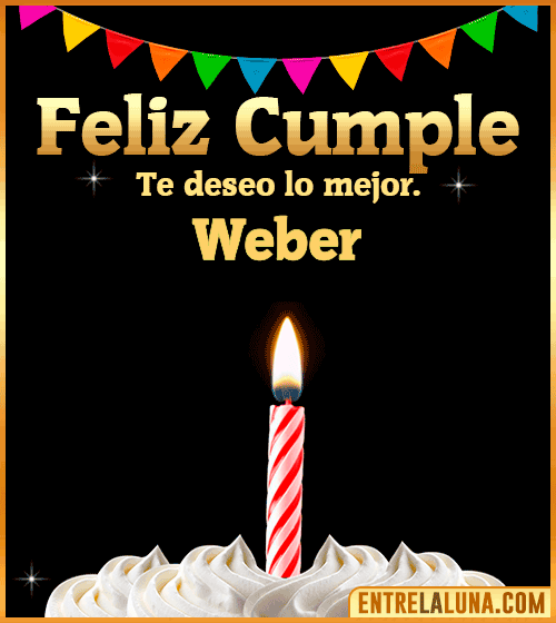 Gif Feliz Cumple Weber