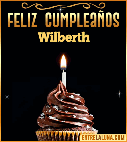 Gif Animado de Feliz Cumpleaños Wilberth