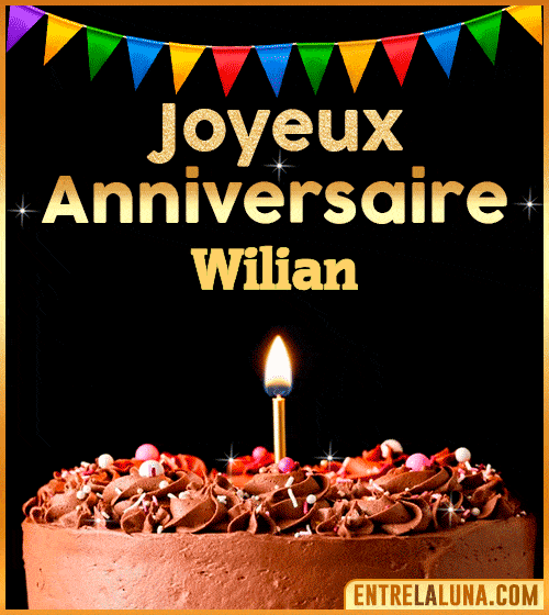 GIF Joyeux Anniversaire Wilian