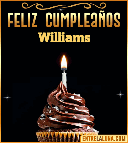 Gif Animado de Feliz Cumpleaños Williams