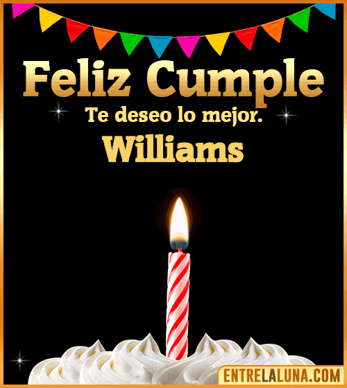 Gif Feliz Cumple Williams