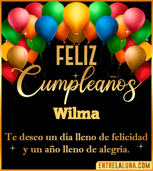 Mensajes de cumpleaños Wilma