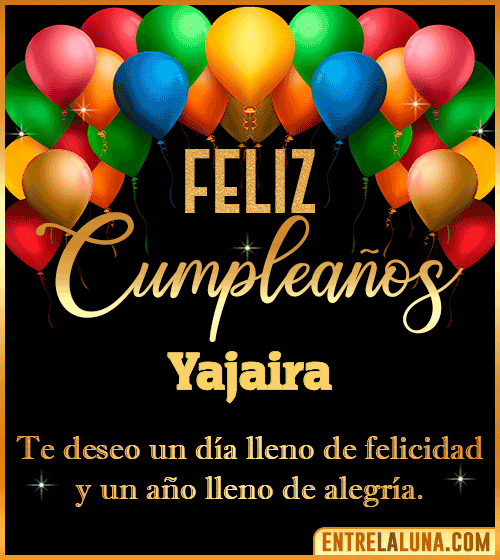 Mensajes de cumpleaños Yajaira