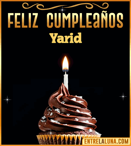 Gif Animado de Feliz Cumpleaños Yarid