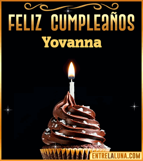 Gif Animado de Feliz Cumpleaños Yovanna