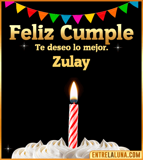 Gif Feliz Cumple Zulay