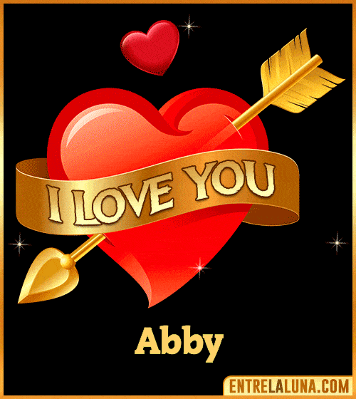 GiF I love you Abby