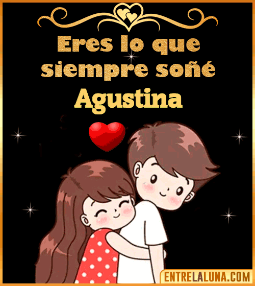 Gif de Amor para Agustina
