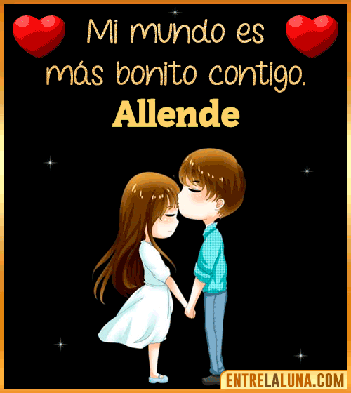 Gif de Amor para WhatsApp con Nombre Allende