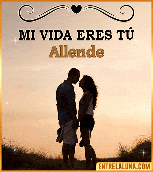 Mi vida eres tú Allende