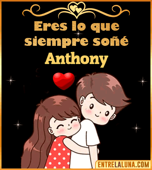 Gif de Amor para Anthony