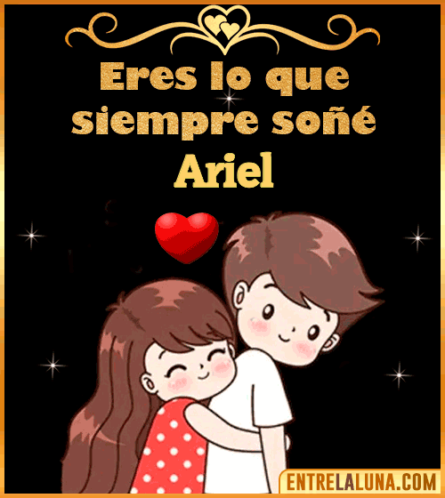 Gif de Amor para Ariel
