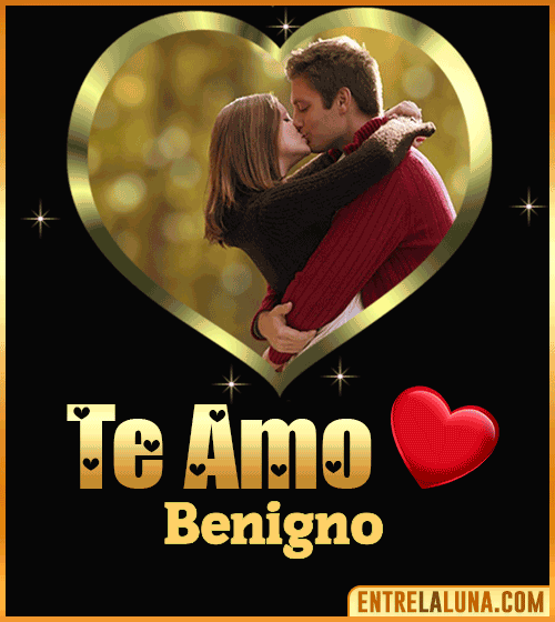 Gif Te amo Benigno
