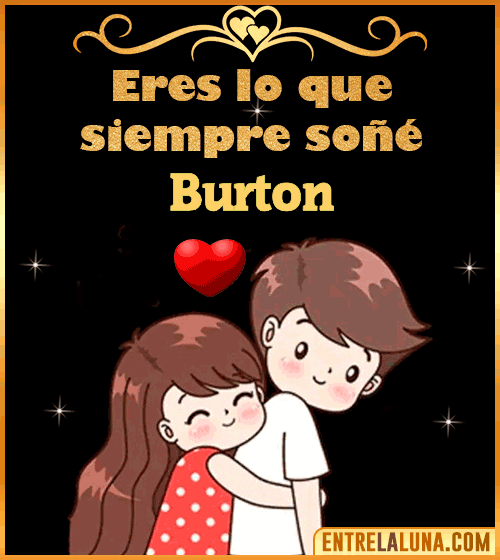 Gif de Amor para Burton